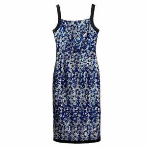 X by NBD Floral Fully Sequined Midi Dress Sz. S